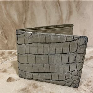 Bottega Veneta Men’s Wallet Croc